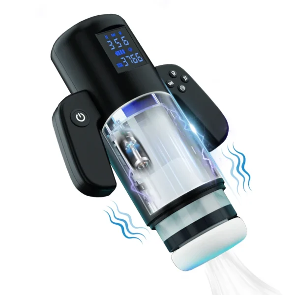Auto Telescopic Male Masturbator Cup | Heating & Vibration Toy