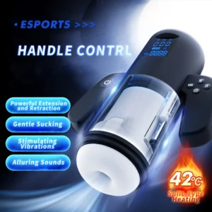 Auto Telescopic Male Masturbator Cup | Heating & Vibration Toy