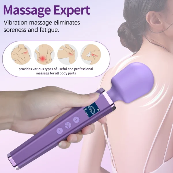 Multi-Speed AV Magic Wand Vibrator for Women