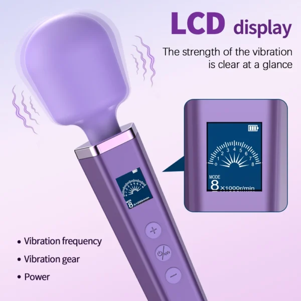 Multi-Speed AV Magic Wand Vibrator for Women