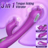 2 Beth 3-in-1 Rabbit Vibrator – Purple