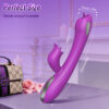 8 Beth 3-in-1 Rabbit Vibrator – Purple