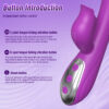 9 Beth 3-in-1 Rabbit Vibrator – Purple