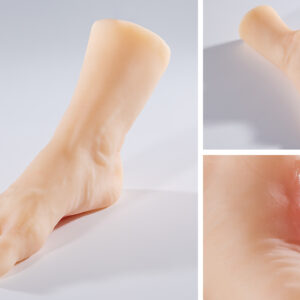 Right Foot Fetish Model (Flesh Tone, Red Nails)