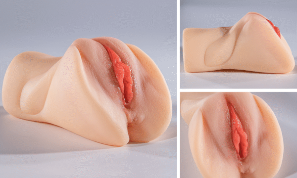Little Trumpet – Flesh Tone Dildo with Red Tip