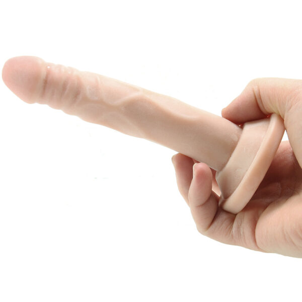 BLU-020288_4 Dr. Skin 5 Inch Mini Cock in Beige