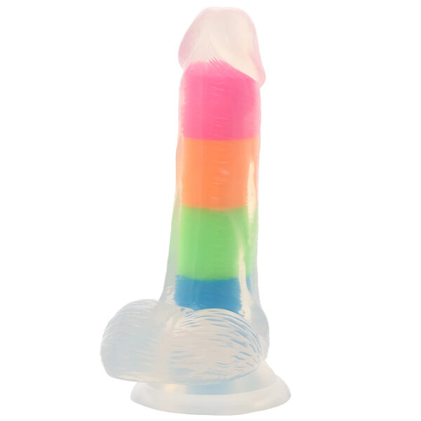 Neo Elite Rainbow Rave 6.5 Inch Dildo
