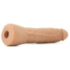 DJ-1015-41-BX_5 7 Inch Thin ULTRASKYN Vac-U-Lock Dildo in Brown