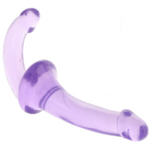 EE-245538_1 Strapless Strap-On Wearable Jelly Dildo in Purple