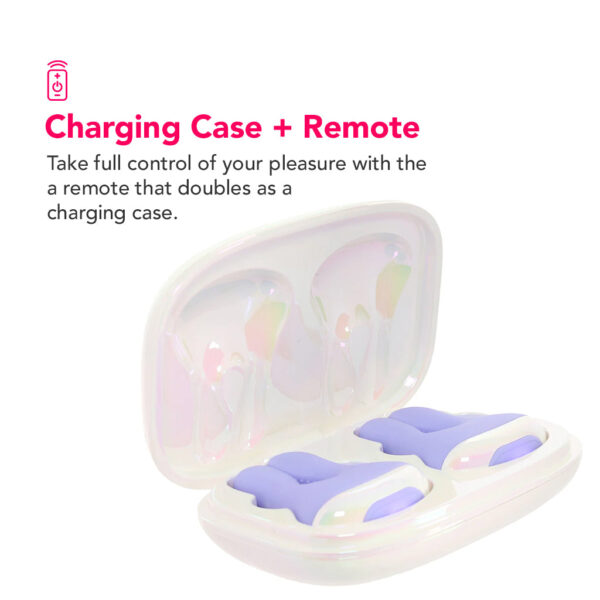 Playboy In a Pinch Vibrating Clamps with Recharge Case