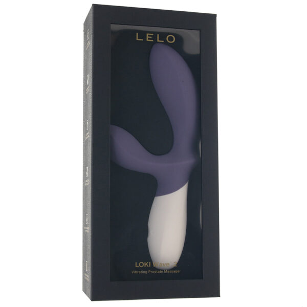 LELO-028977_6 LOKI Wave 2 Prostate Massager in Violet Dust
