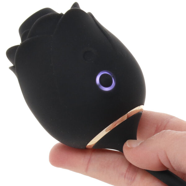 Dark Blushing Rose with Vibrating Egg