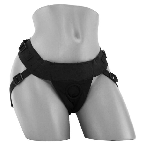 NASS-2442_1 Harness the Revolt Couple Friendly Strap-On in Black