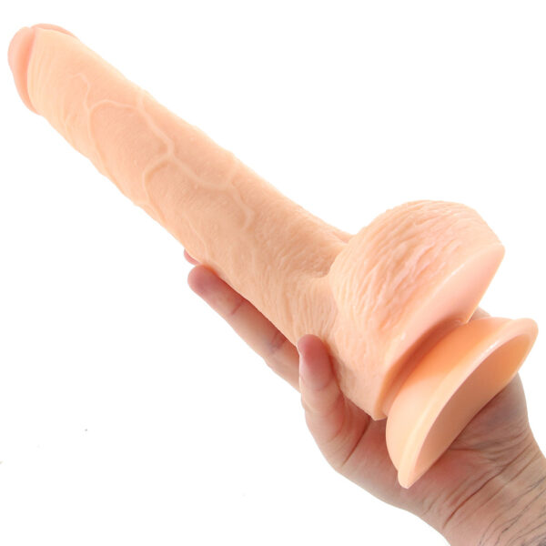 NASS-3085_4 Hero 11 Inch Straight Harness Compatible Dildo