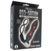 NASS-3165_6 Ass-Sation Thrusting Power Plug with Dual Ring in Black