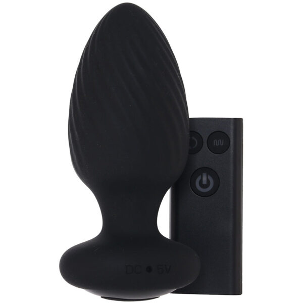 NEX-221926_1 Tornado Remote Rotating Butt Plug Vibe in XL
