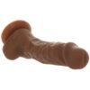 Colours Pleasures 5 Inch Silicone Dildo in Brown
