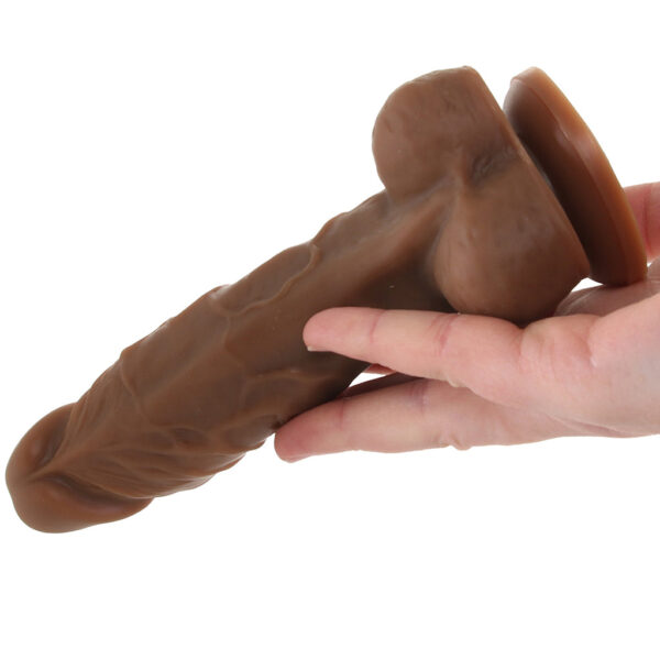 Colours Pleasures 5 Inch Silicone Dildo in Brown