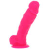NSN-0405-14_1 Small Silicone Colours Dildo in Pink