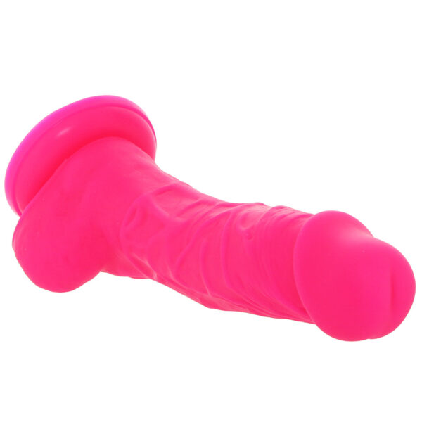 NSN-0405-14_2 Small Silicone Colours Dildo in Pink