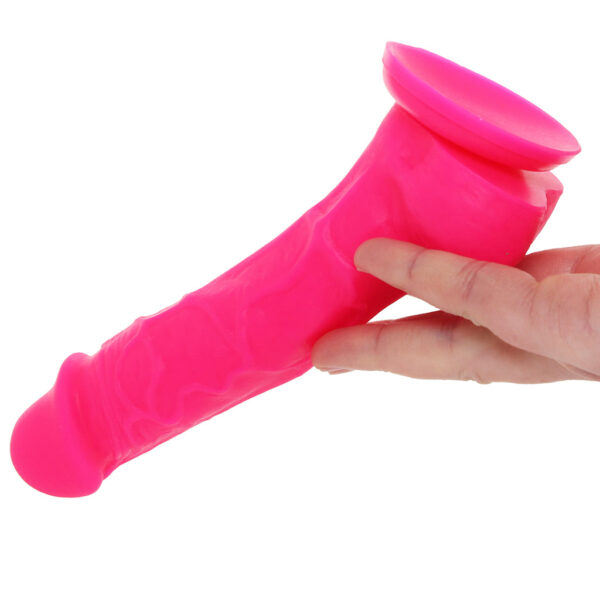 NSN-0405-14_4 Small Silicone Colours Dildo in Pink