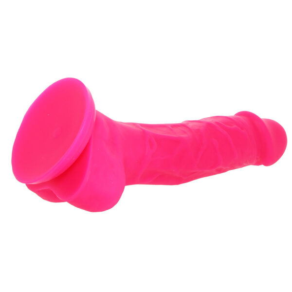 NSN-0405-14_5 Small Silicone Colours Dildo in Pink
