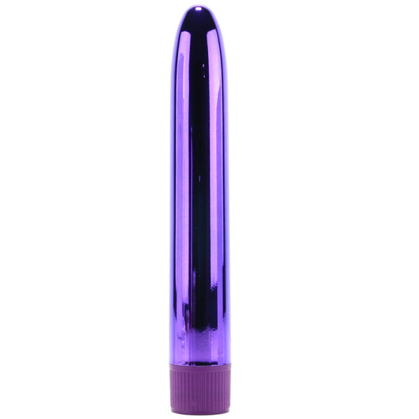 PD-1976-12_1 Classix 7 Inch Slimline Rocket Vibe in Metallic Purple