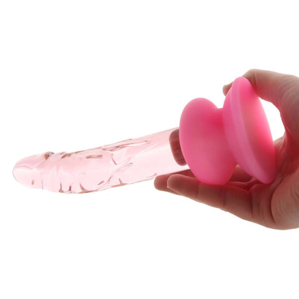 PD-2886-11_4 Icicles No. 86 Glass Dildo in Pink
