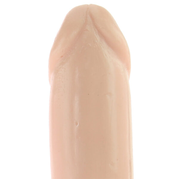 PD-4222-21_2 Basix 10 Inch Suction Base Dildo in Flesh