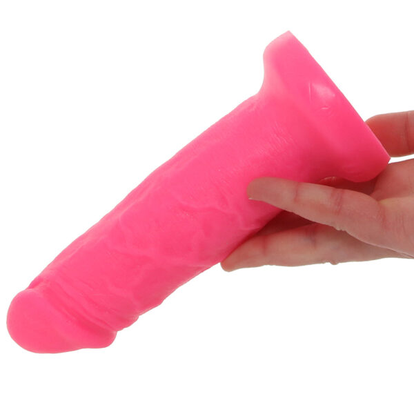PD-5306-11_4 Dillio 6 Inch Chub Dildo in Hot Pink