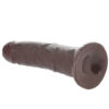 King Cock 8 Inch Dildo in Brown