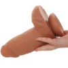 King Cock 9 Inch Chubby in Tan