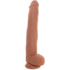 King Cock 14 Inch Cock with Balls in Tan