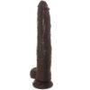King Cock 14 Inch Cock with Balls in Chocolate