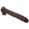 King Cock 14 Inch Cock with Balls in Chocolate