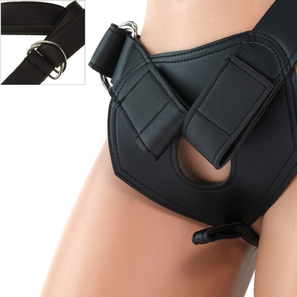 PD-5621-21_3 King Cock Strap-On Harness with 6 Inch Cock in Flesh