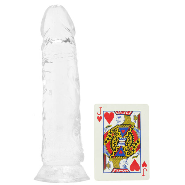 PD-5757-20_4 King Cock 8 Inch Dildo in Clear