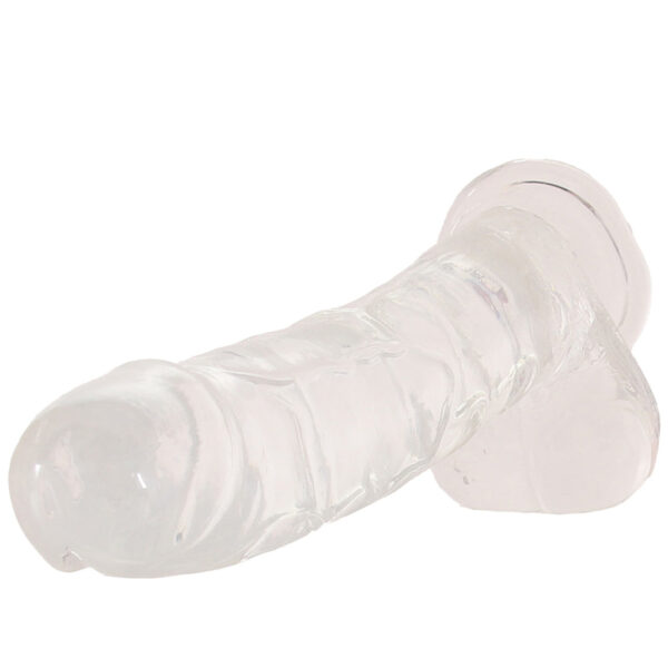 King Cock 11 Inch Ballsy Dildo in Clear