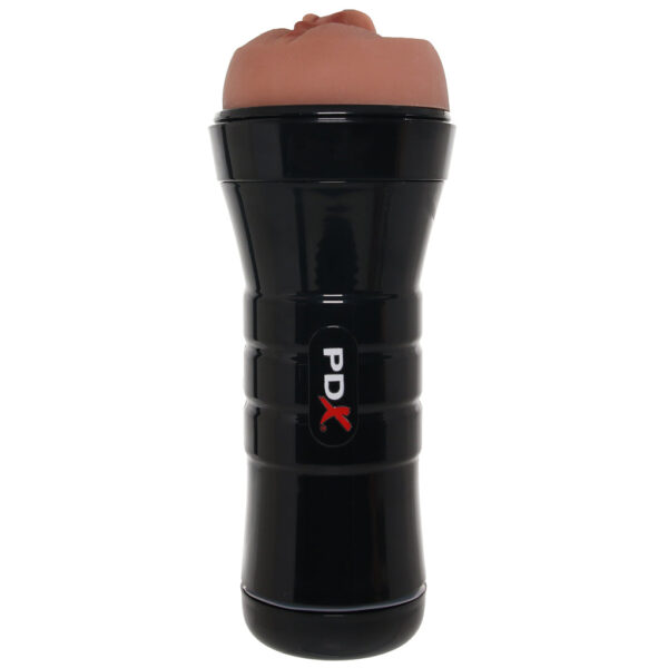 PDX Wet Pussies Super Sucker XXL Stroker in Brown