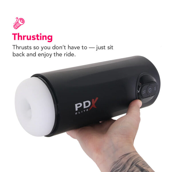 PDX Elite Moto Milker Thrusting Auto Stroker