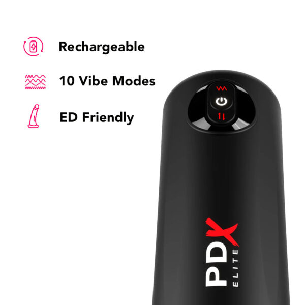 PDX Elite Moto Milker Thrusting Auto Stroker