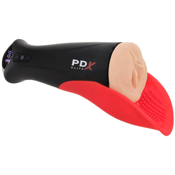 PDX Elite Fap-O-Matic Pro XL Suction Stroker in Light