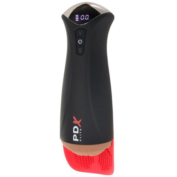 PDX Elite Fap-O-Matic Pro XL Suction Stroker in Brown