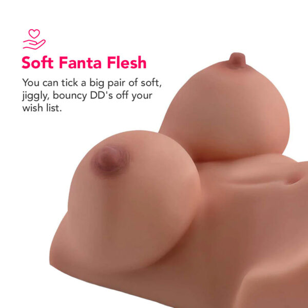 PD-RD613-22_2 PDX Plus Perfect DD's Masturbator in Tan