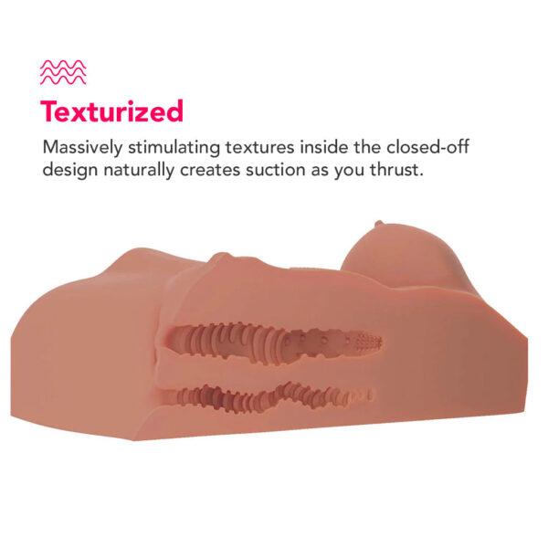 PD-RD613-22_4 PDX Plus Perfect DD's Masturbator in Tan