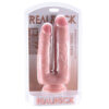 SHOTS-051721_6 RealRock Double Trouble 7 and 8 Inch Double Dildo in Light