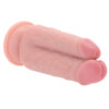 SHOTS-505439_2 RealRock Two in One 5 and 6 Inch Double Dildo in Light
