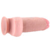 RealRock 8 Inch Extra Thick Ballsy Dildo in Light