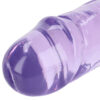 SHOTS-520869_2 RealRock Crystal Clear Jelly 13 Inch Double Dildo in Purple