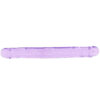 SHOTS-520869_3 RealRock Crystal Clear Jelly 13 Inch Double Dildo in Purple